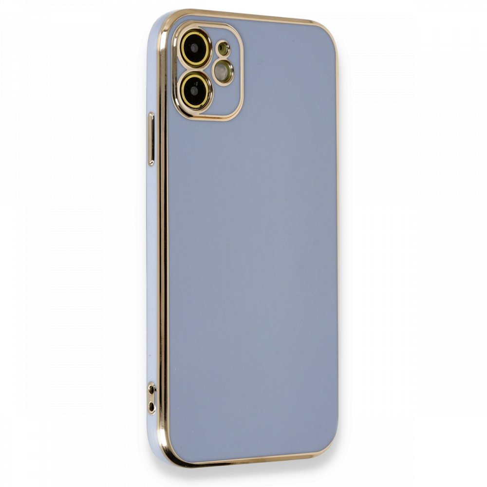 iPhone 11 Kılıf Volet Silikon - Mavi iPhone 11 Kılıf Volet Silikon - Mavi