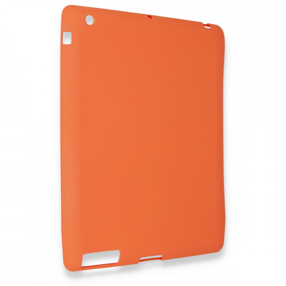  iPad 2 9.7 Kılıf Evo Tablet Silikon - Turuncu