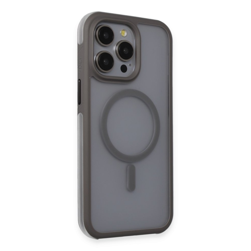 Joko iPhone 15 Pro Toras Airbag Magsafe Kapak - Titan Gri