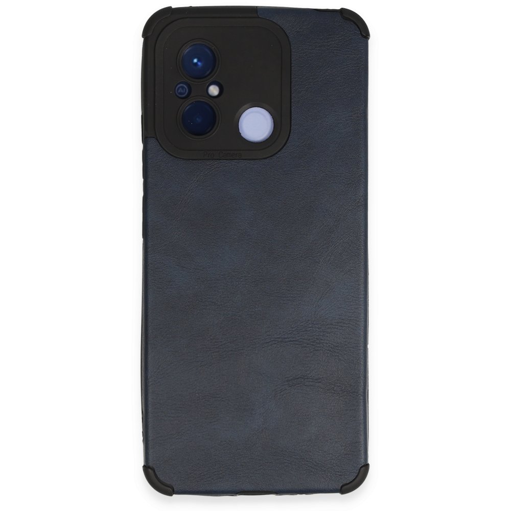 Redmi 12C Kılıf Loop Deri Silikon - Lacivert