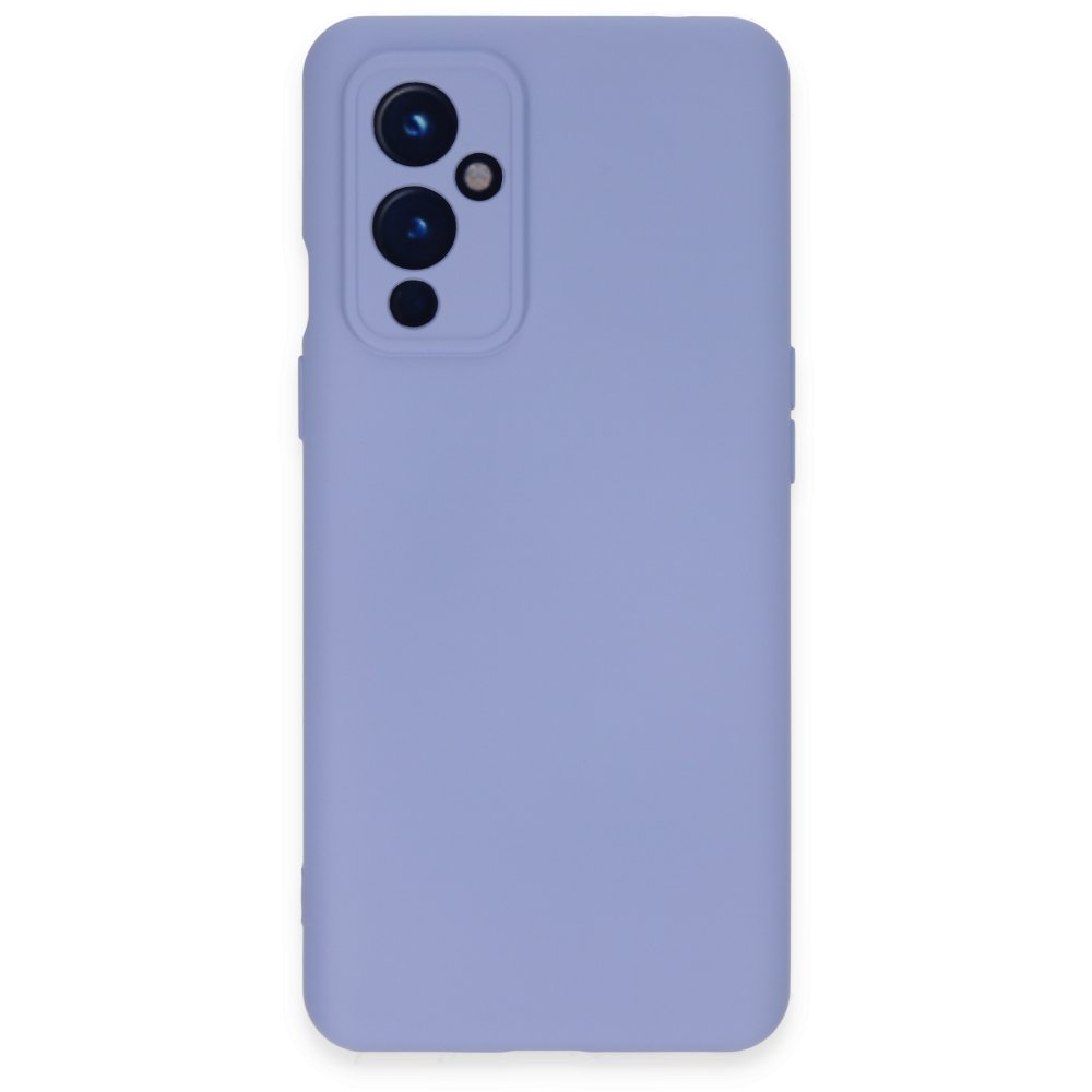 One Plus 9 Kılıf Nano içi Kadife Silikon - Lila One Plus 9 Kılıf Nano içi Kadife Silikon - Lila