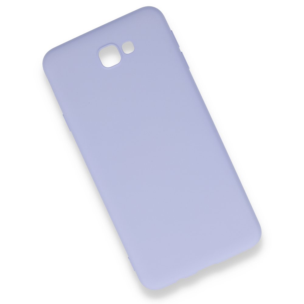  Samsung Galaxy J7 Prime Kılıf Nano içi Kadife Silikon - Lila