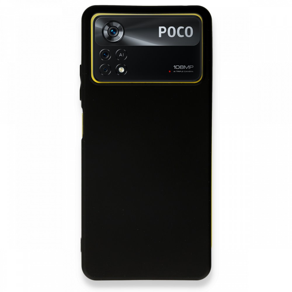  Xiaomi Poco X4 Pro 5G Kılıf First Silikon - Siyah
