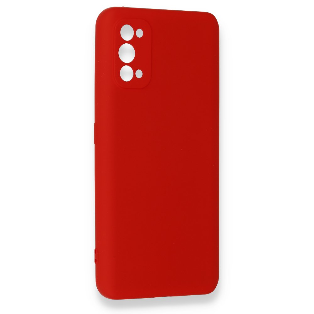 Realme 7 Pro Kılıf Nano içi Kadife Silikon - Kırmızı  Realme 7 Pro Kılıf Nano içi Kadife Silikon - Kırmızı