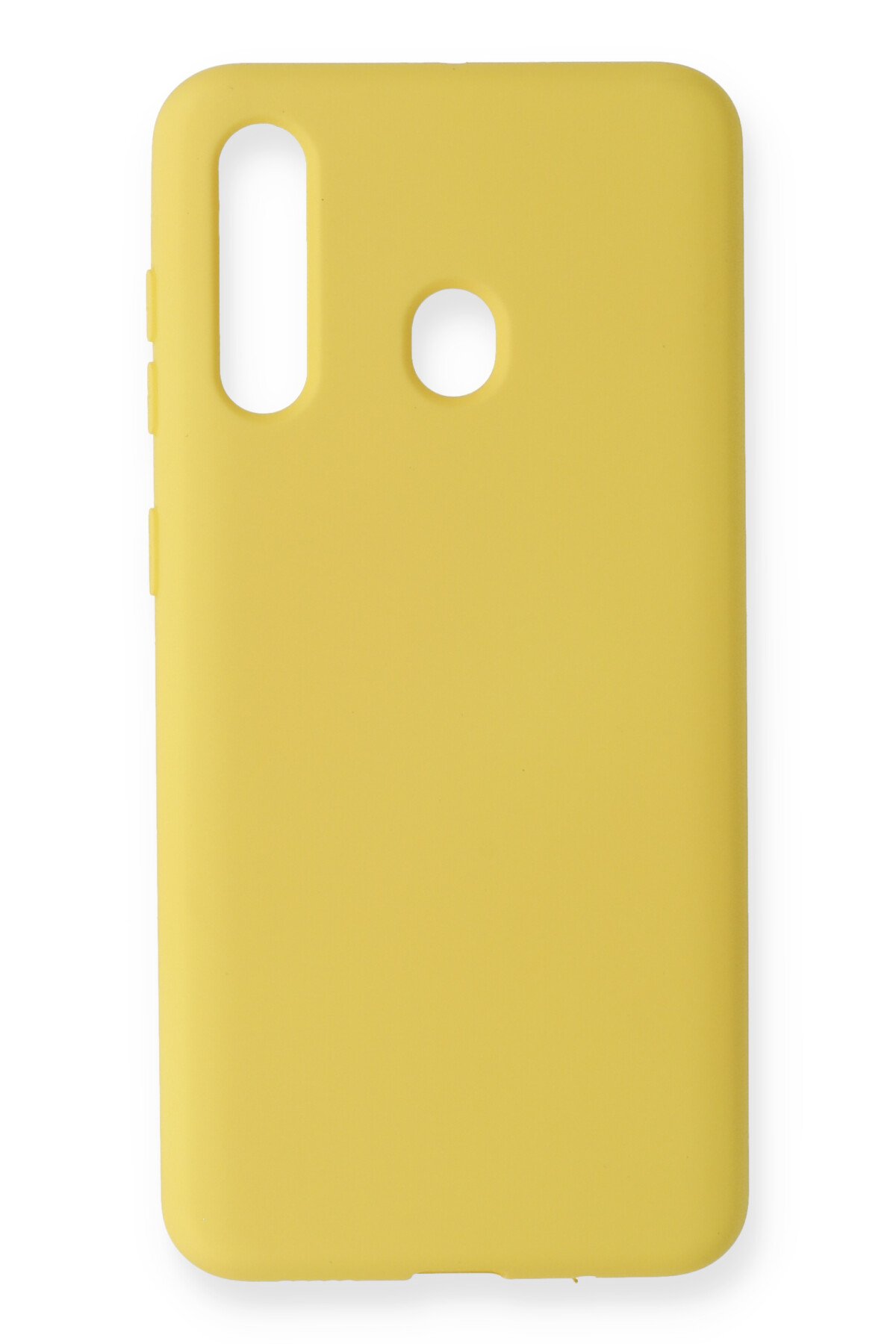  Samsung Galaxy M40 Kılıf Nano içi Kadife Silikon - Sarı