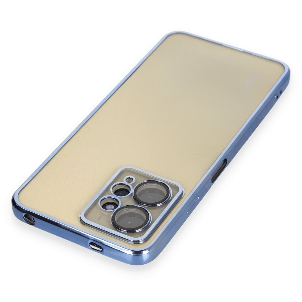 Redmi Note 12 4G Kılıf Razer Lensli Silikon - Açık Mavi