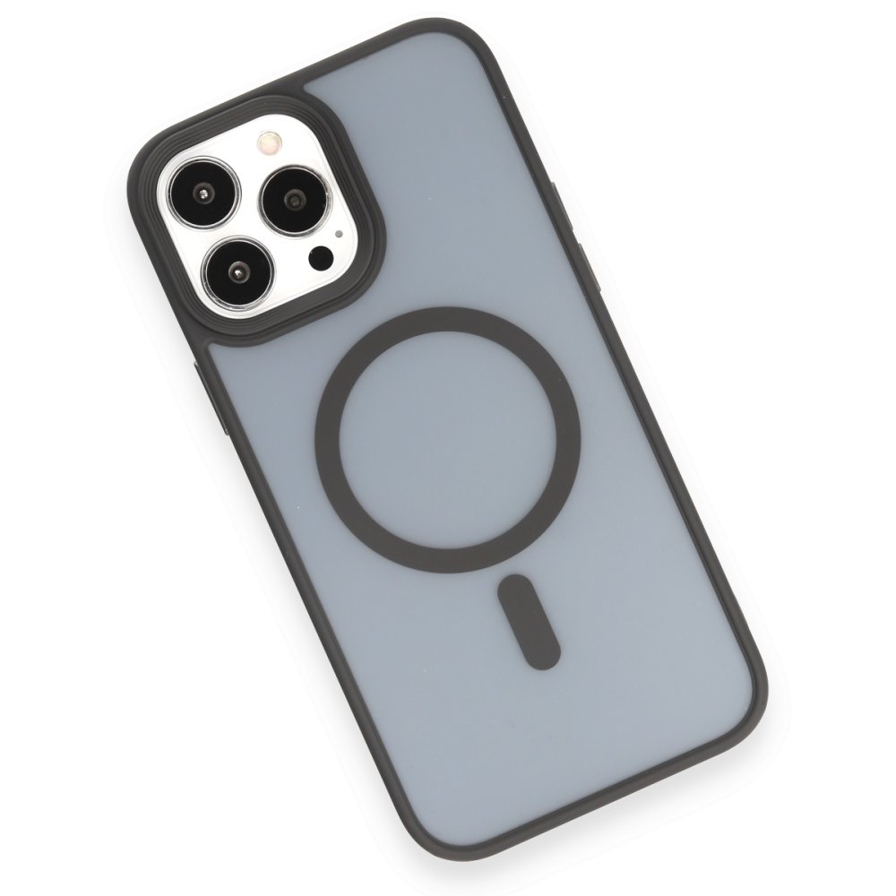 iPhone 14 Pro Max Kılıf Trex Magneticsafe Kapak - Siyah iPhone 14 Pro Max Kılıf Trex Magneticsafe Kapak - Siyah