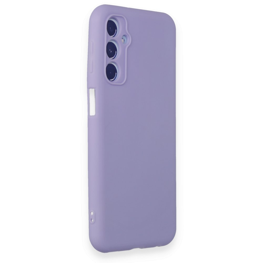  Samsung Galaxy M34 5G Kılıf First Silikon - Lila