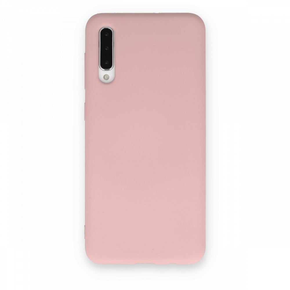  Samsung Galaxy A50 Kılıf Nano içi Kadife Silikon - Pudra