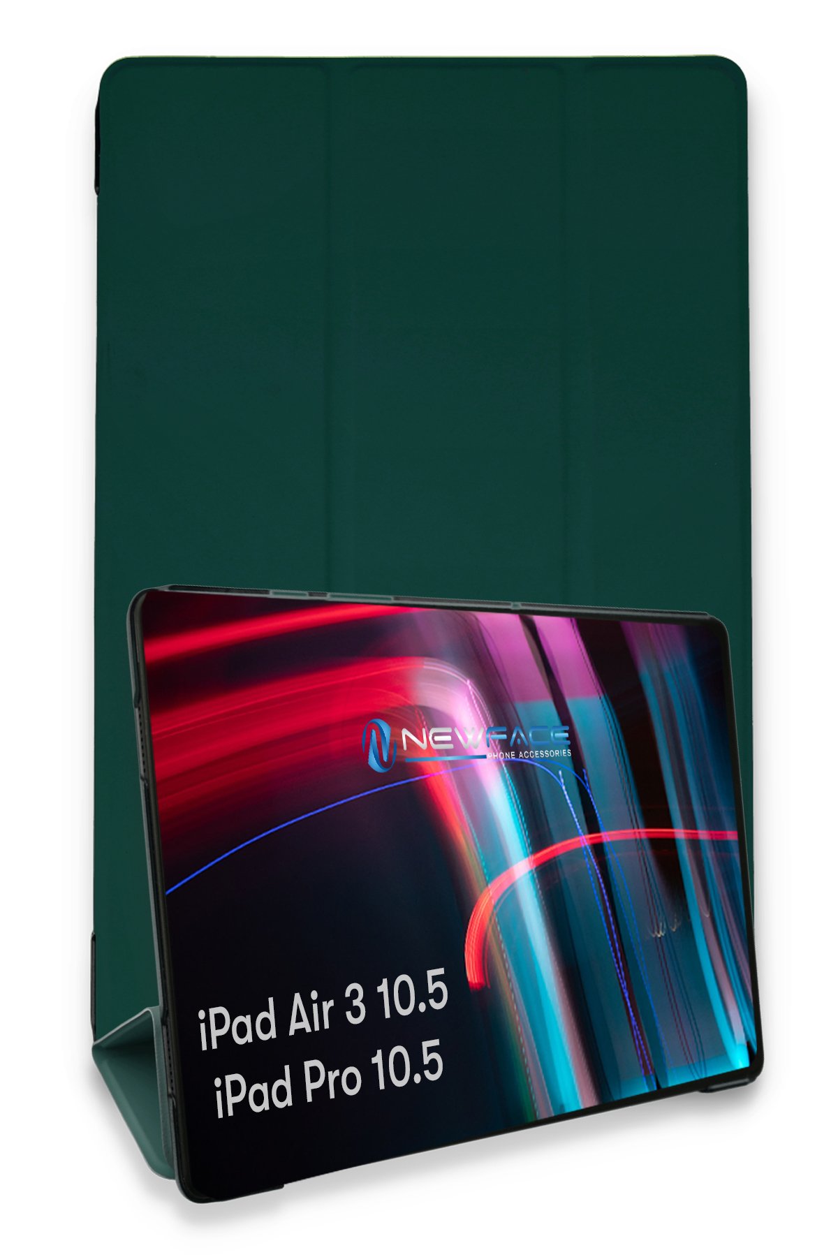  iPad Air 3 10.5 Kılıf Tablet Smart Kılıf - Koyu Yeşil