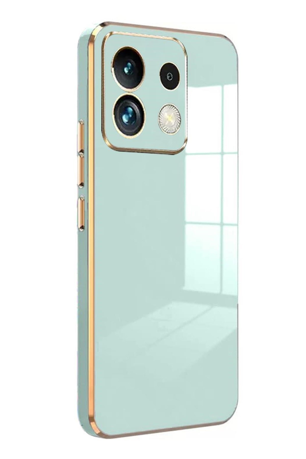  Xiaomi Poco M6 Pro 4G Kılıf Volet Silikon - Açık Yeşil