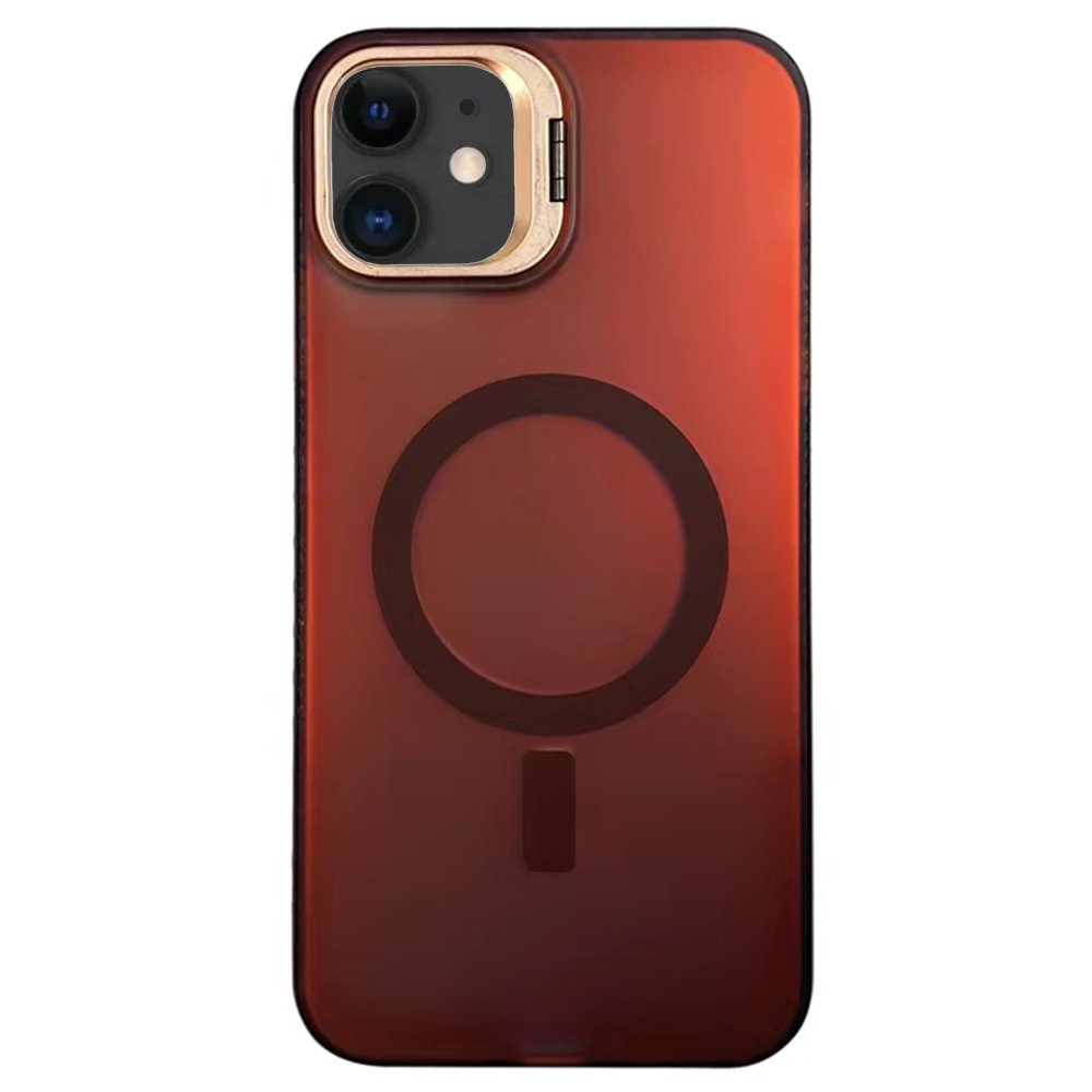  iPhone 11 Primera Magsafe Standlı Kapak - Bordo