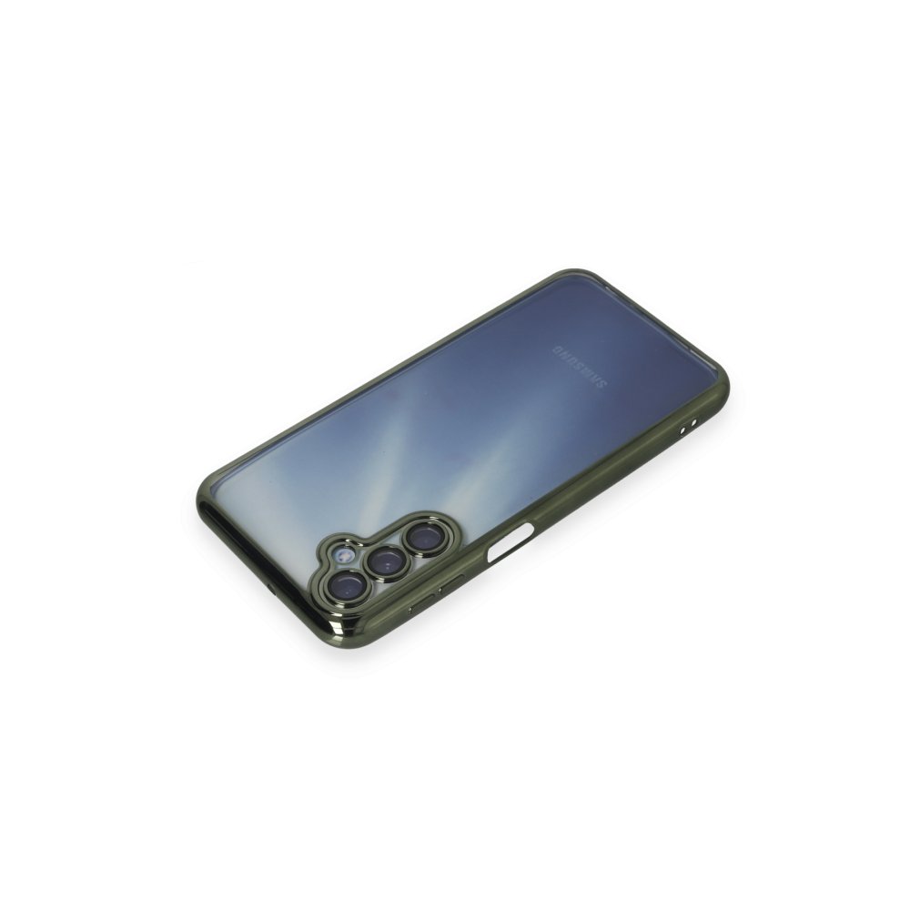 Samsung Galaxy A25 5G Kılıf Razer Lensli Silikon - Yeşil Samsung Galaxy A25 5G Kılıf Razer Lensli Silikon - Yeşil