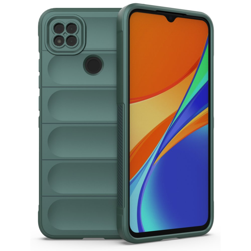 Redmi 9C Kılıf Optimum Silikon - Koyu Yeşil