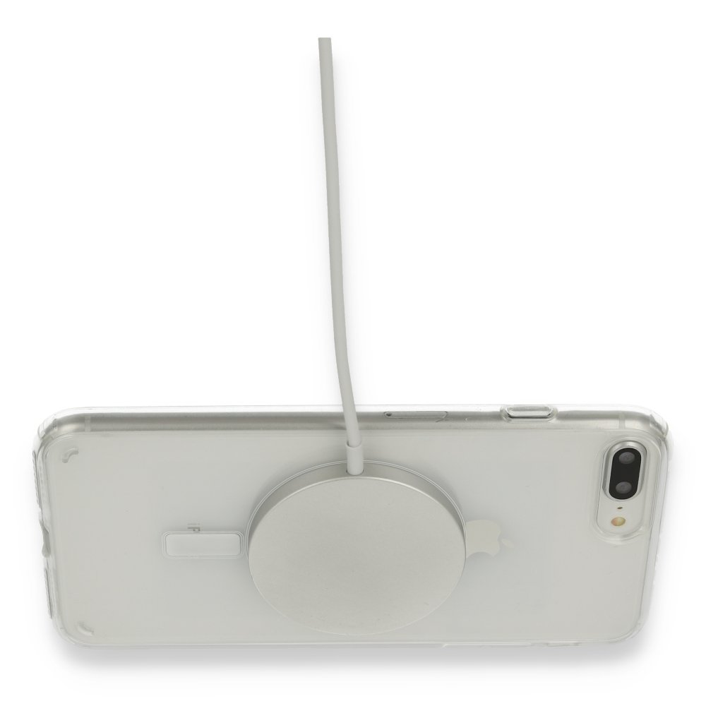 iPhone 8 Plus Kılıf Magneticsafe Şeffaf Silikon - Şeffaf iPhone 8 Plus Kılıf Magneticsafe Şeffaf Silikon - Şeffaf
