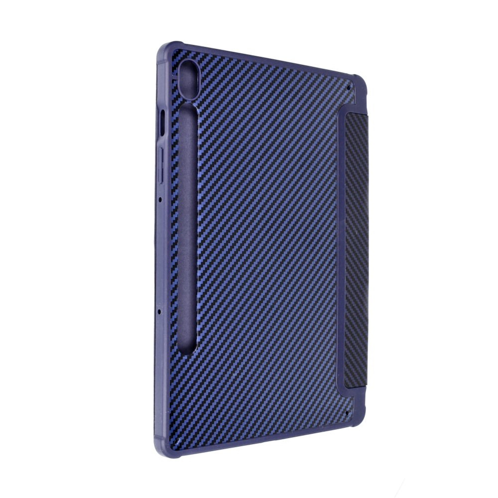  Samsung Galaxy X510 Tab S9 FE 11 Kılıf Color Karbon Tablet Kılıfı - Lacivert
