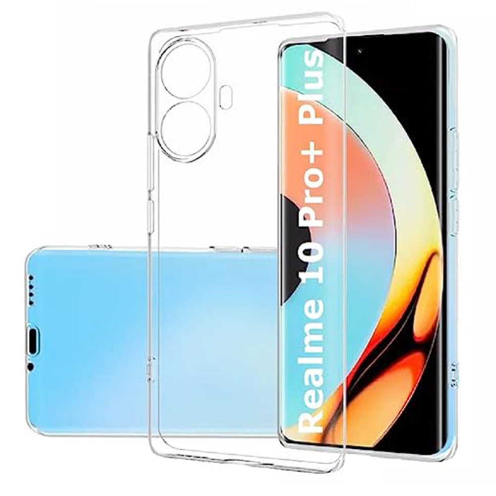 Realme 10 Pro Plus 5G Kılıf Lüx Şeffaf Silikon  Realme 10 Pro Plus 5G Kılıf Lüx Şeffaf Silikon