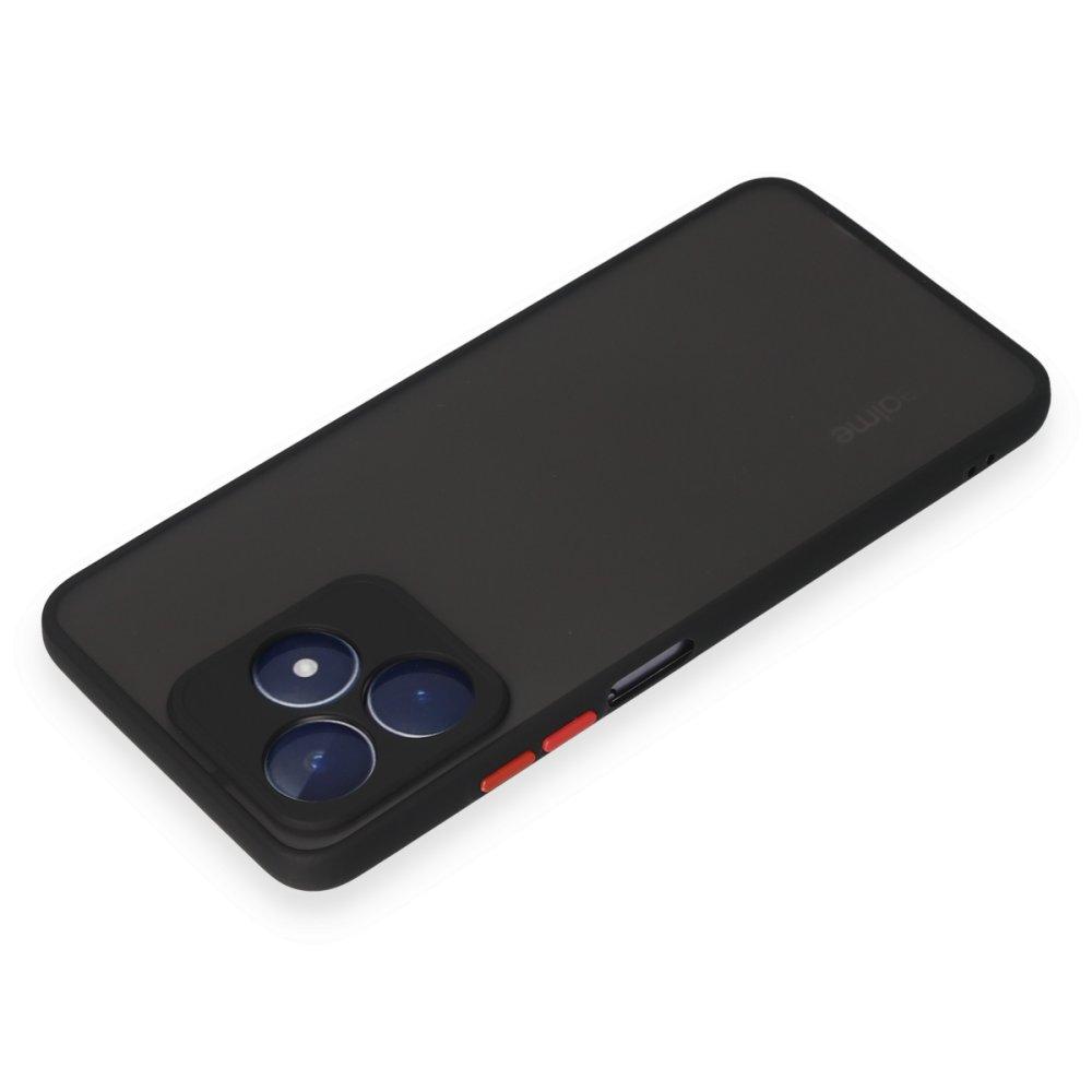  Realme C53 Kılıf Montreal Silikon Kapak - Siyah