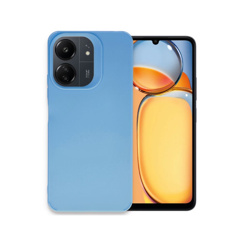 Redmi 13C Kılıf Petro Silikon - Mavi Redmi 13C Kılıf Petro Silikon - Mavi