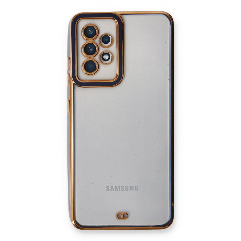  Samsung Galaxy A23 4G Kılıf Liva Lens Silikon - Mavi