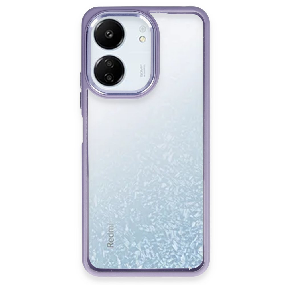  Xiaomi Poco C65 Kılıf Power Silikon - Lila