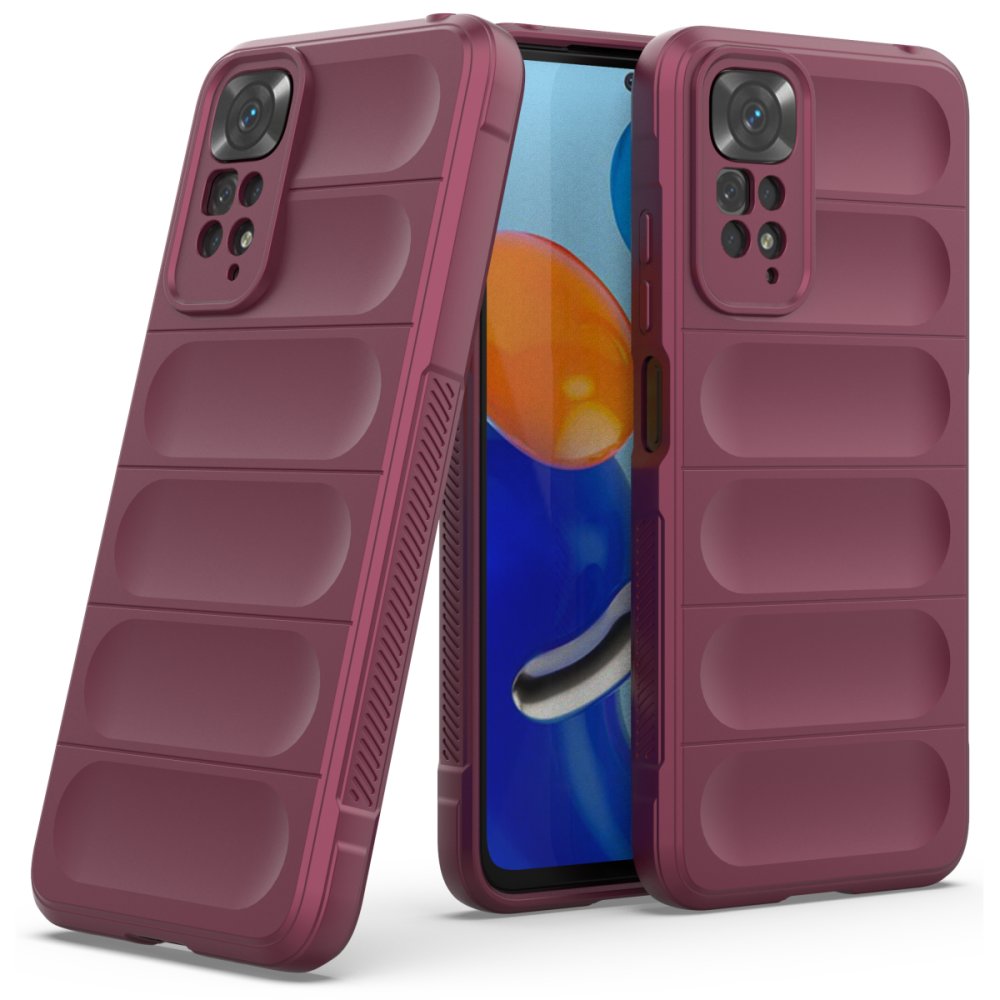 Redmi Note 11S Kılıf Optimum Silikon - Bordo Redmi Note 11S Kılıf Optimum Silikon - Bordo