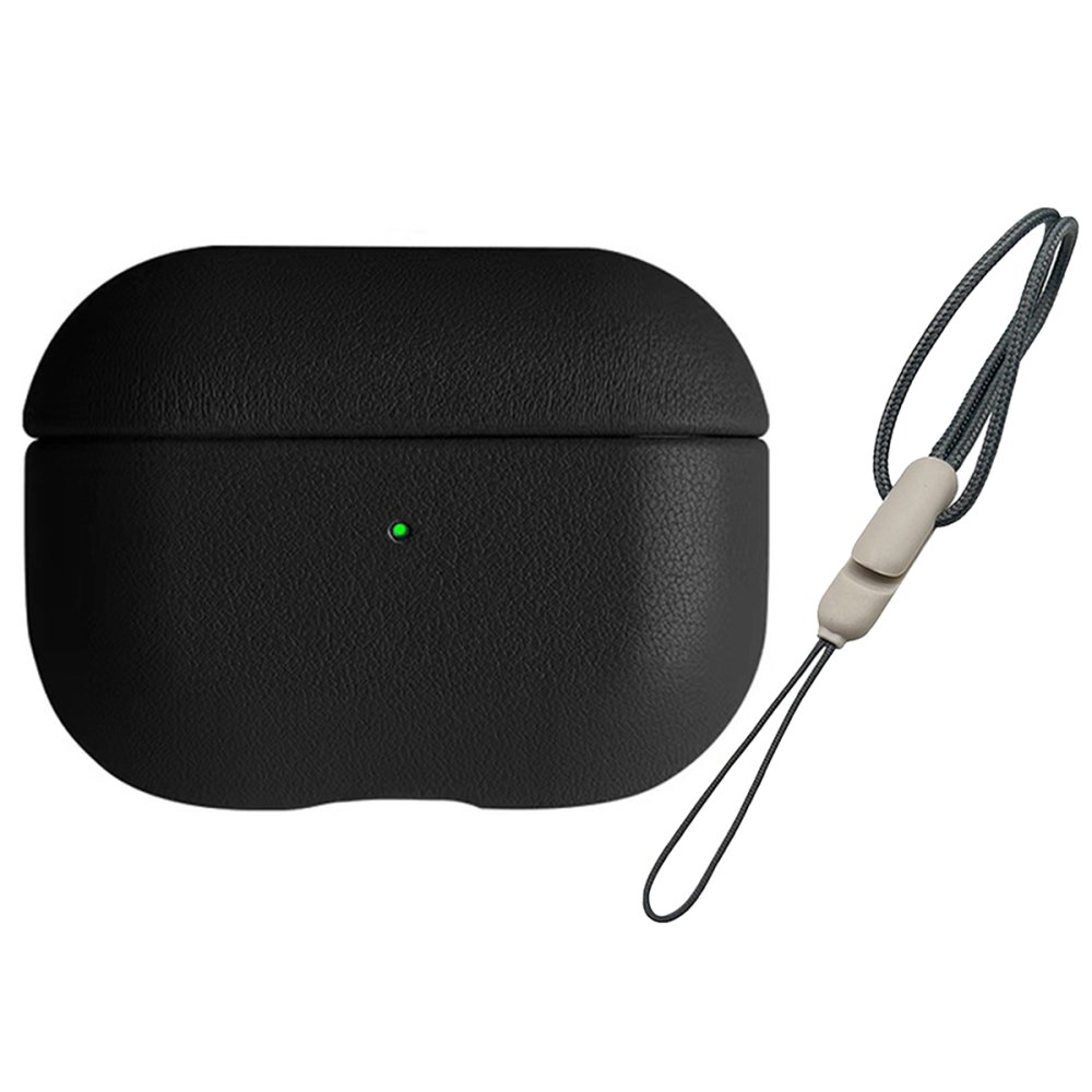 Airpods Pro 2 (2.nesil) 405 Deri Kılıf - Siyah Airpods Pro 2 (2.nesil) 405 Deri Kılıf - Siyah