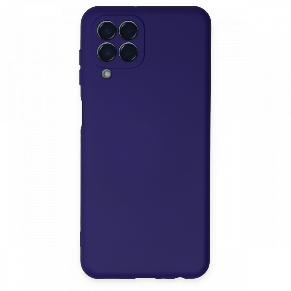  Samsung Galaxy M33 Kılıf Nano içi Kadife Silikon - Mor