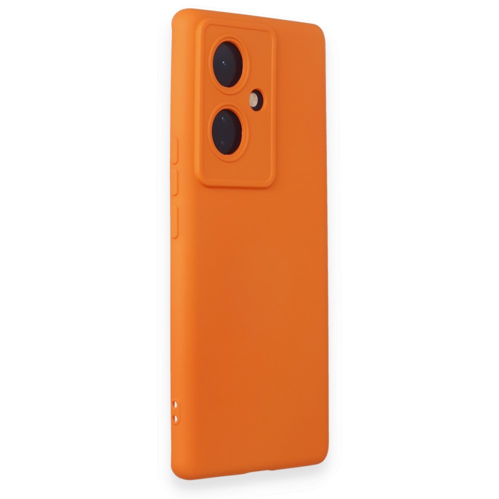 Vivo V29 Lite Kılıf Nano içi Kadife Silikon - Turuncu Vivo V29 Lite Kılıf Nano içi Kadife Silikon - Turuncu