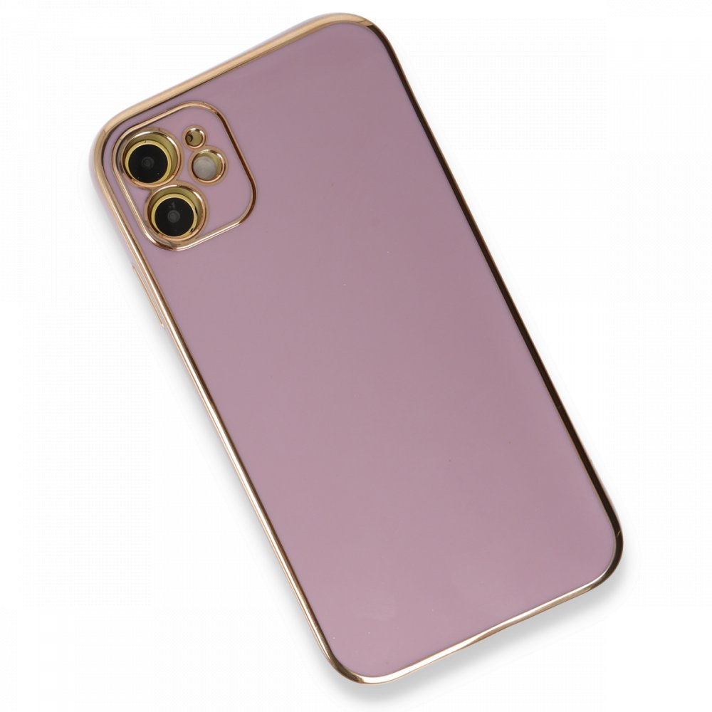 iPhone 11 Kılıf Volet Silikon - Mor iPhone 11 Kılıf Volet Silikon - Mor