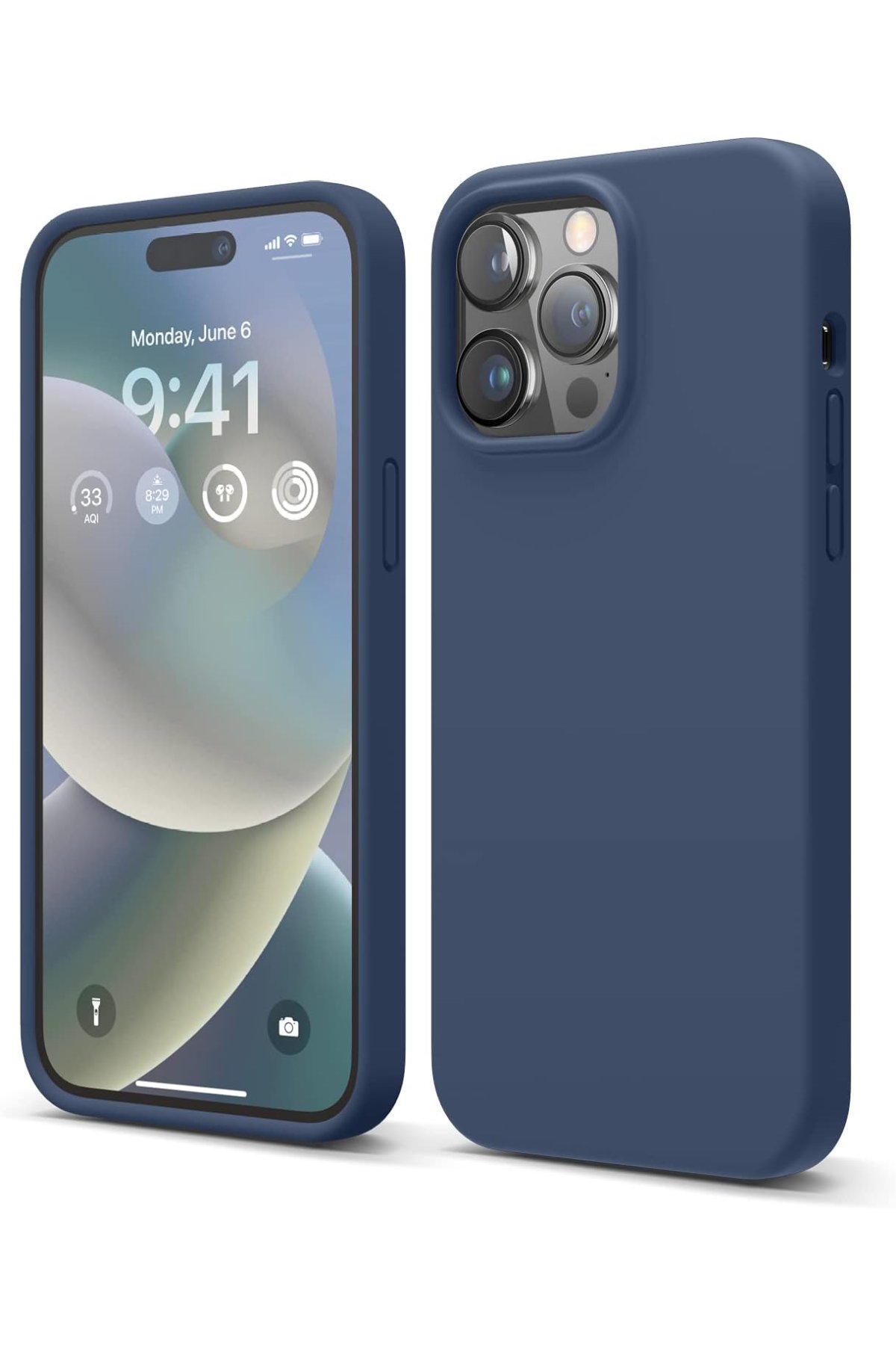  iPhone 13 Kılıf First Silikon - Lacivert