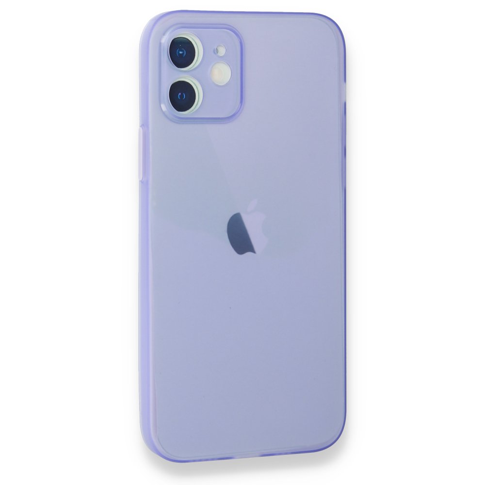  iPhone 12 Kılıf Puma Silikon - Mor
