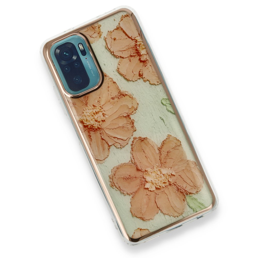 Xiaomi Poco M5s Kılıf Çiçekli Silikon - Rose Xiaomi Poco M5s Kılıf Çiçekli Silikon - Rose