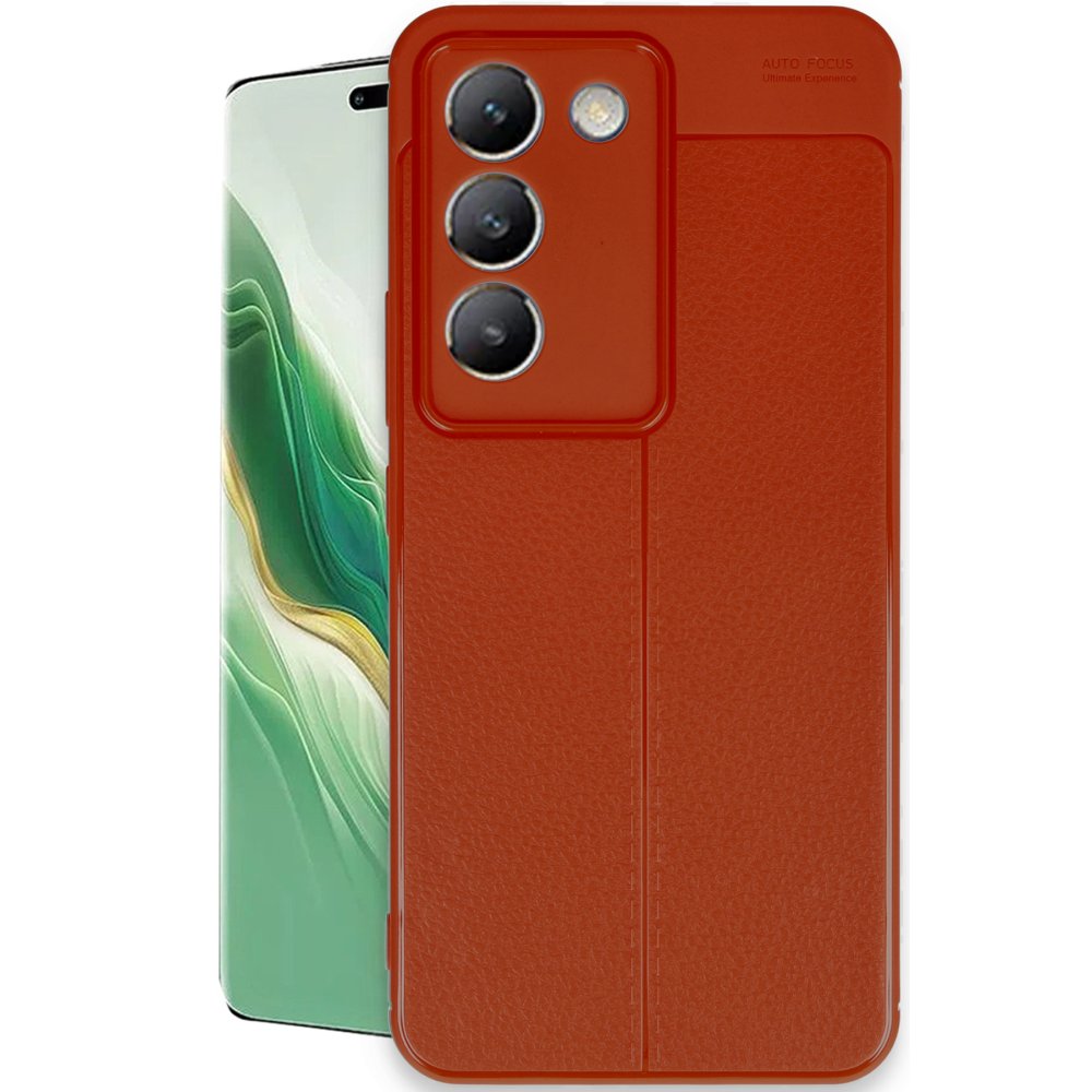 Vivo V30 Lite 4G Kılıf Auto Focus Kapak - Kırmızı Vivo V30 Lite 4G Kılıf Auto Focus Kapak - Kırmızı