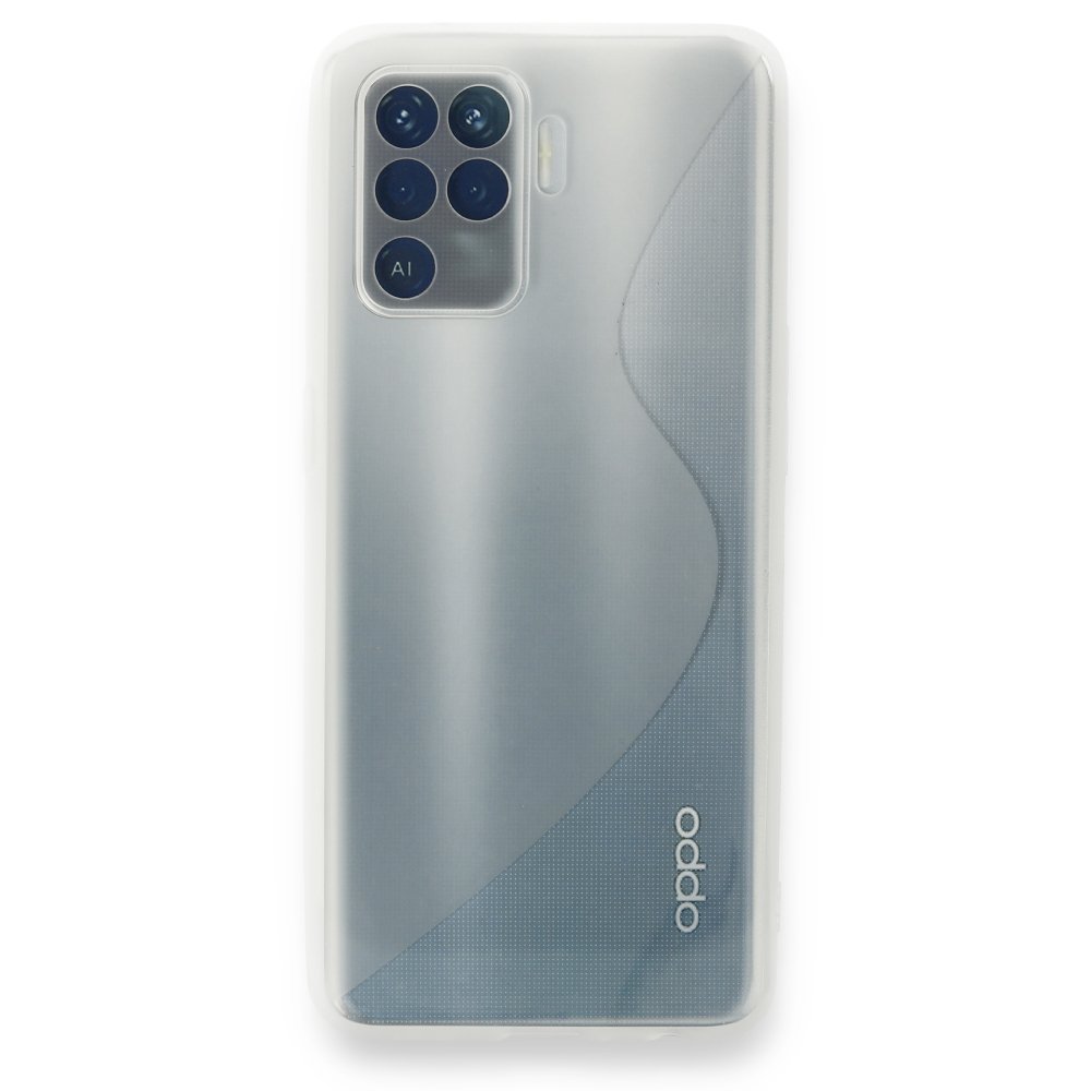 Oppo Reno 5 Lite Kılıf S Silikon - Şeffaf
