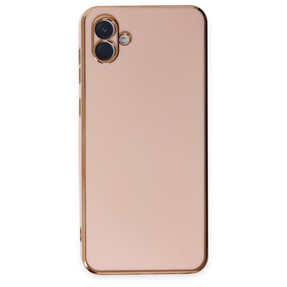  Samsung Galaxy A04 Kılıf Volet Silikon - Pembe
