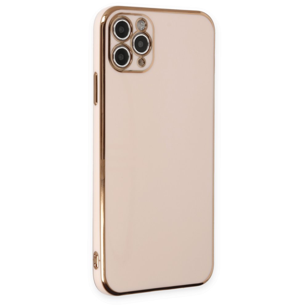 iPhone 11 Pro Max Kılıf Volet Silikon - Pembe iPhone 11 Pro Max Kılıf Volet Silikon - Pembe