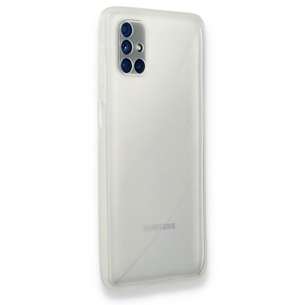  Samsung Galaxy M51 Kılıf S Silikon - Şeffaf