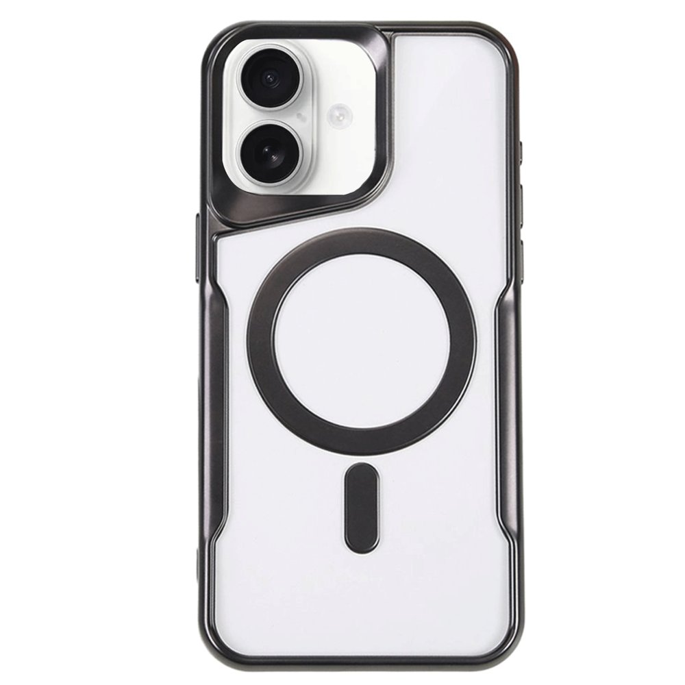  iPhone 16 Kılıf Boyi Magsafe Silikon Kapak - Siyah