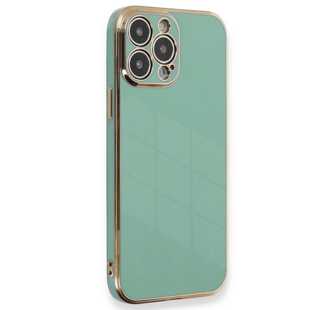  iPhone 15 Pro Kılıf Volet Silikon - Açık Yeşil