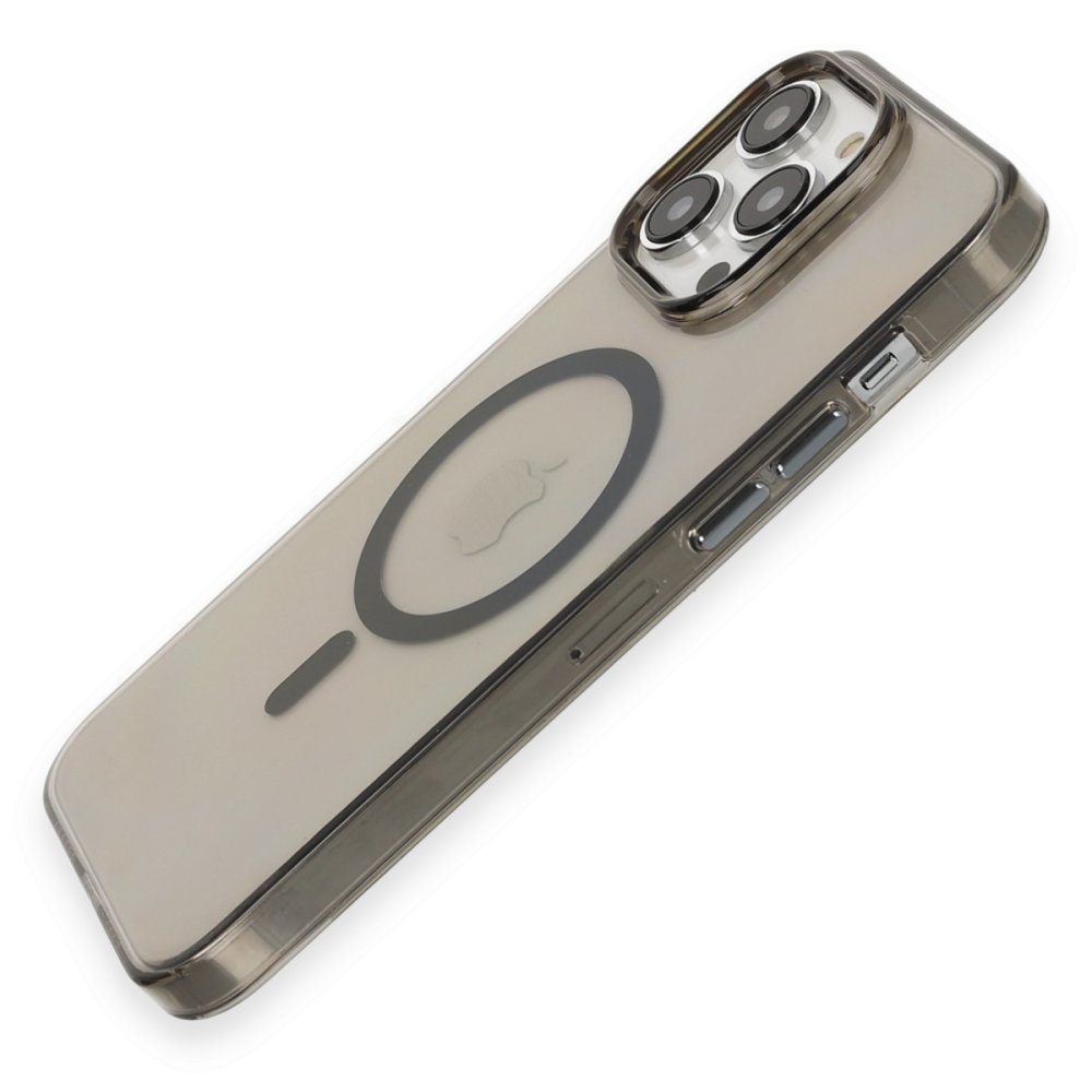 iPhone 13 Pro Max Kılıf Tron Şeffaf Magsafe Kapak - Siyah iPhone 13 Pro Max Kılıf Tron Şeffaf Magsafe Kapak - Siyah