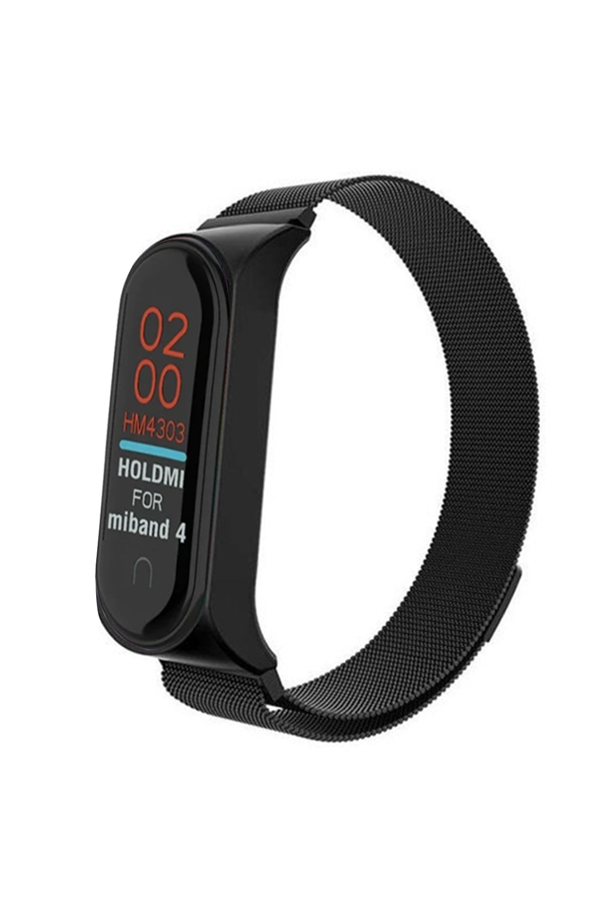  Xiaomi Mi Band 6 Metal Mıknatıslı Kordon - Siyah