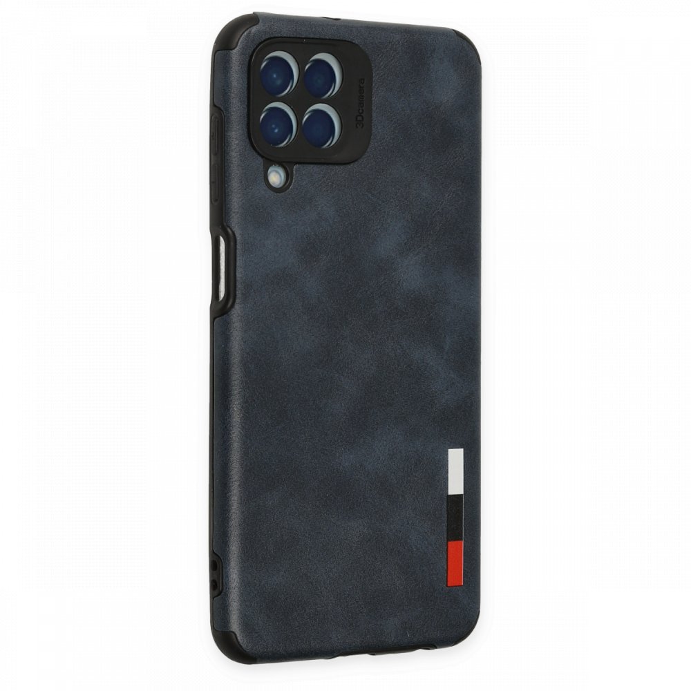  Samsung Galaxy M33 Kılıf Loop Deri Silikon - Lacivert