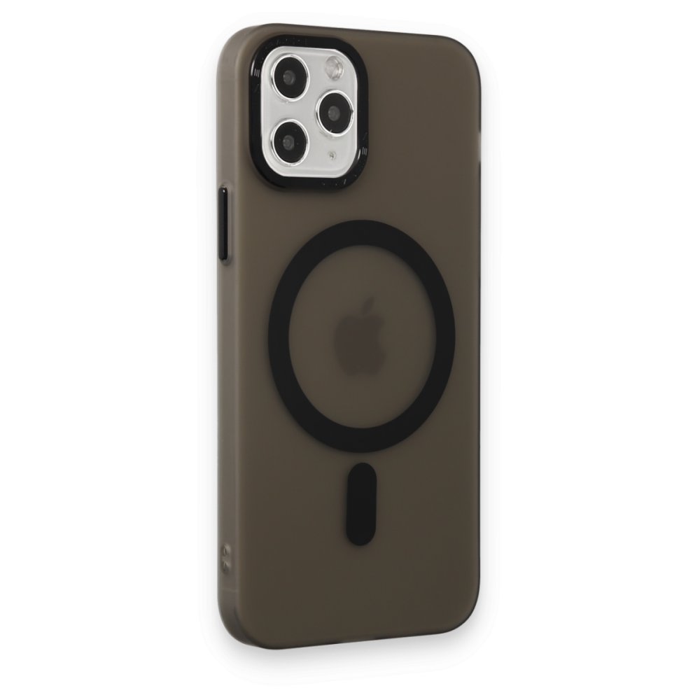  iPhone 11 Pro Kılıf Lodos Magneticsafe Mat Kapak - Siyah