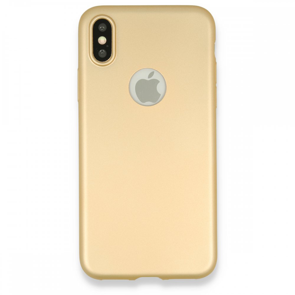 iPhone X Kılıf First Silikon - Gold  iPhone X Kılıf First Silikon - Gold
