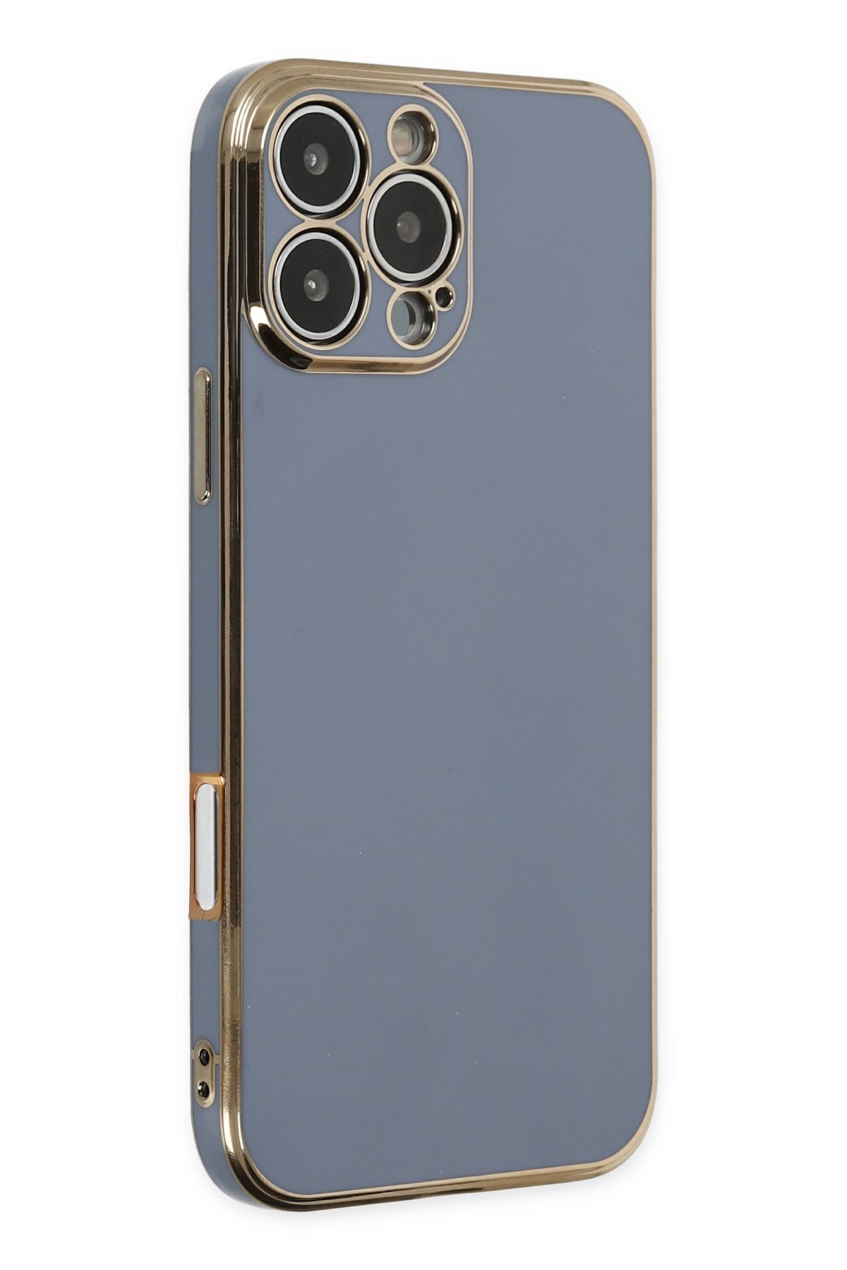  iPhone 16 Pro Kılıf Volet Silikon - Mavi