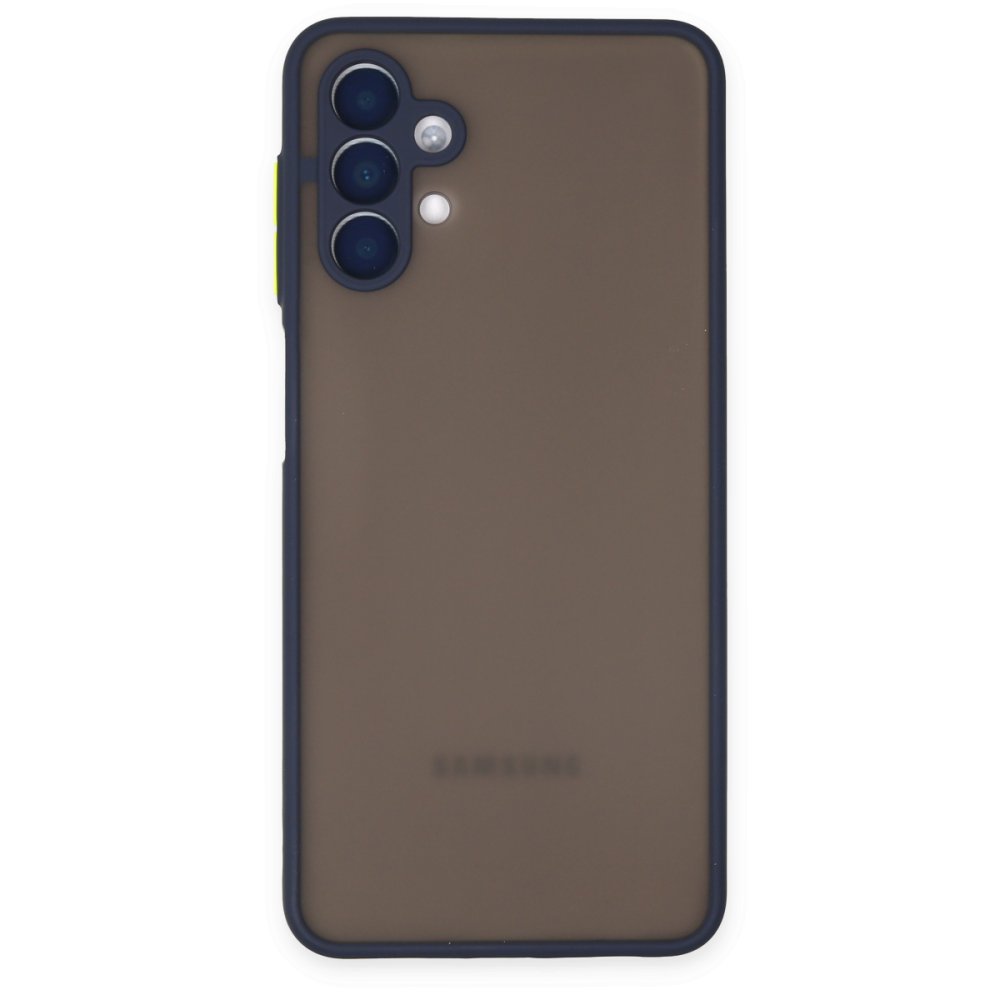  Samsung Galaxy A04S Kılıf Montreal Silikon Kapak - Lacivert