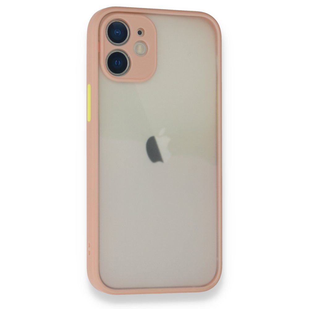 iPhone 11 Pro Max Kılıf Montreal Silikon Kapak - Pembe iPhone 11 Pro Max Kılıf Montreal Silikon Kapak - Pembe