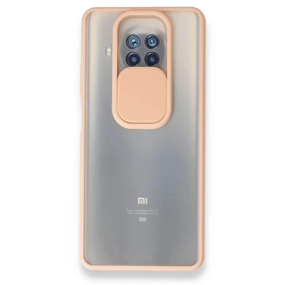 Xiaomi Mi 10T Lite Kılıf Palm Buzlu Kamera Sürgülü Silikon - Pembe  Xiaomi Mi 10T Lite Kılıf Palm Buzlu Kamera Sürgülü Silikon - Pembe