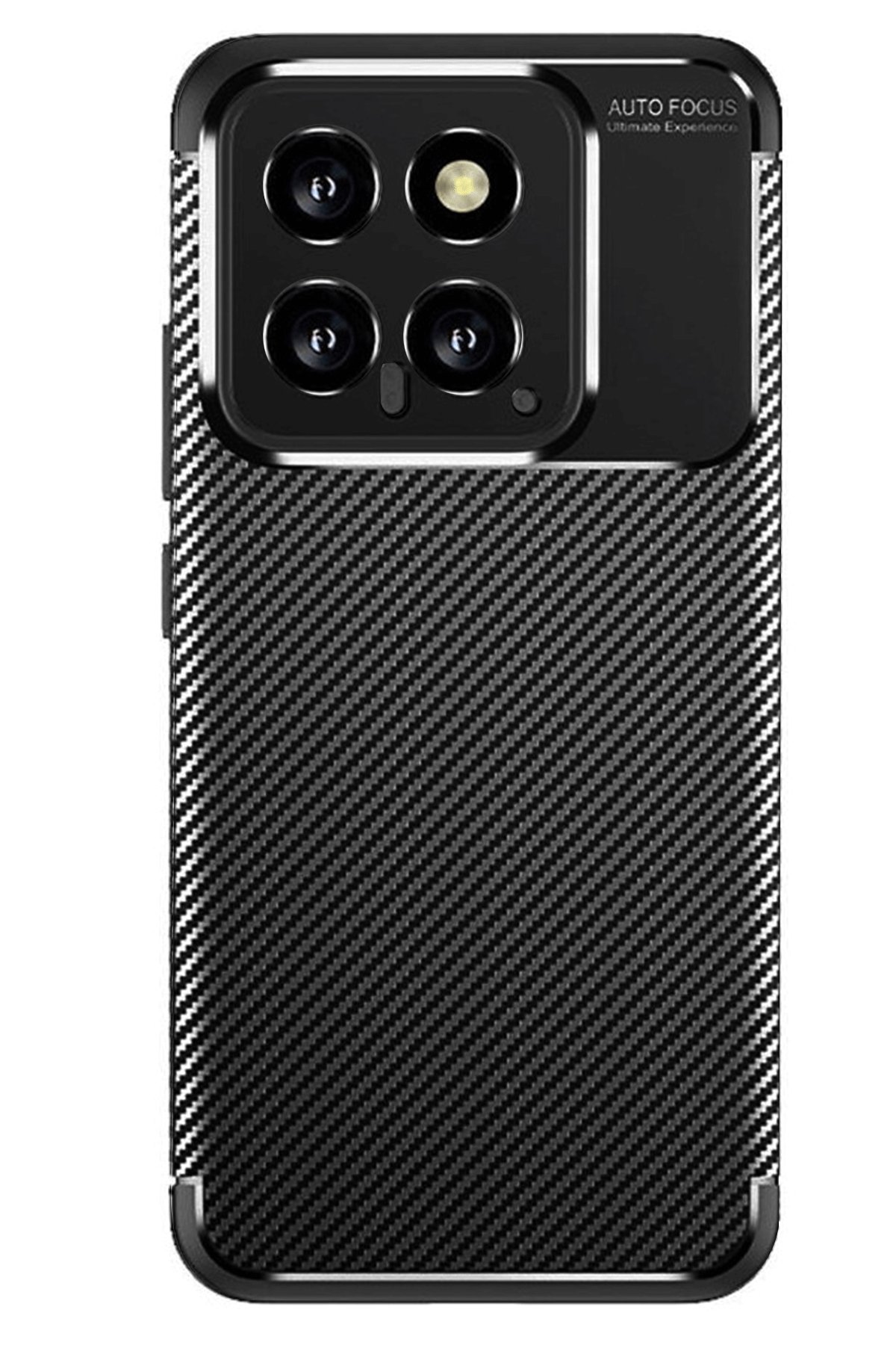 Xiaomi Mi 14T Kılıf Auto Focus Karbon Kapak - Siyah Xiaomi Mi 14T Kılıf Auto Focus Karbon Kapak - Siyah